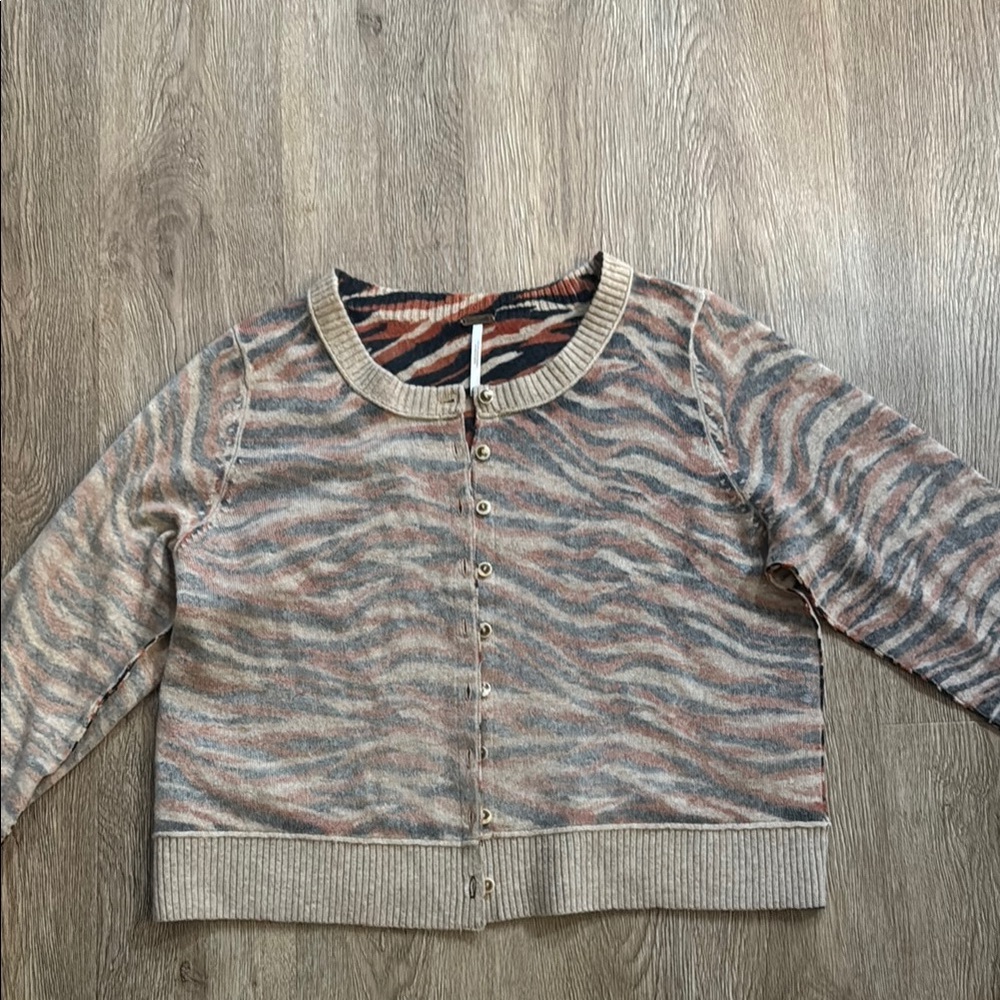 Free people button up cardigan